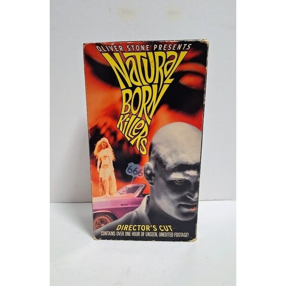 1996 VIDMARK LIONSGATE NATURAL BORN KILLERS DIRECTOR’S CUT DUAL VHS - Picture 1 of 6
